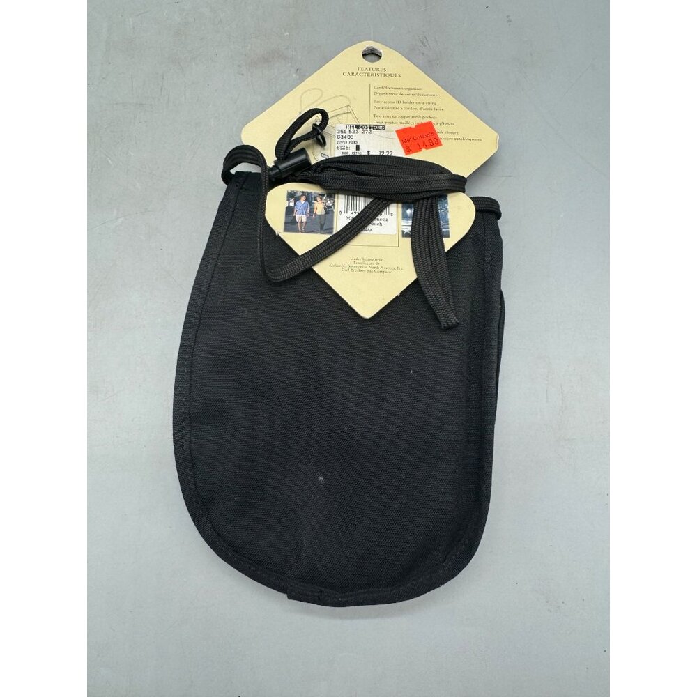Columbia Sportswear Zipper Pouch Black & Red Nylon Travel & Outdoor Bag READ NEW - Picture 5 of 7